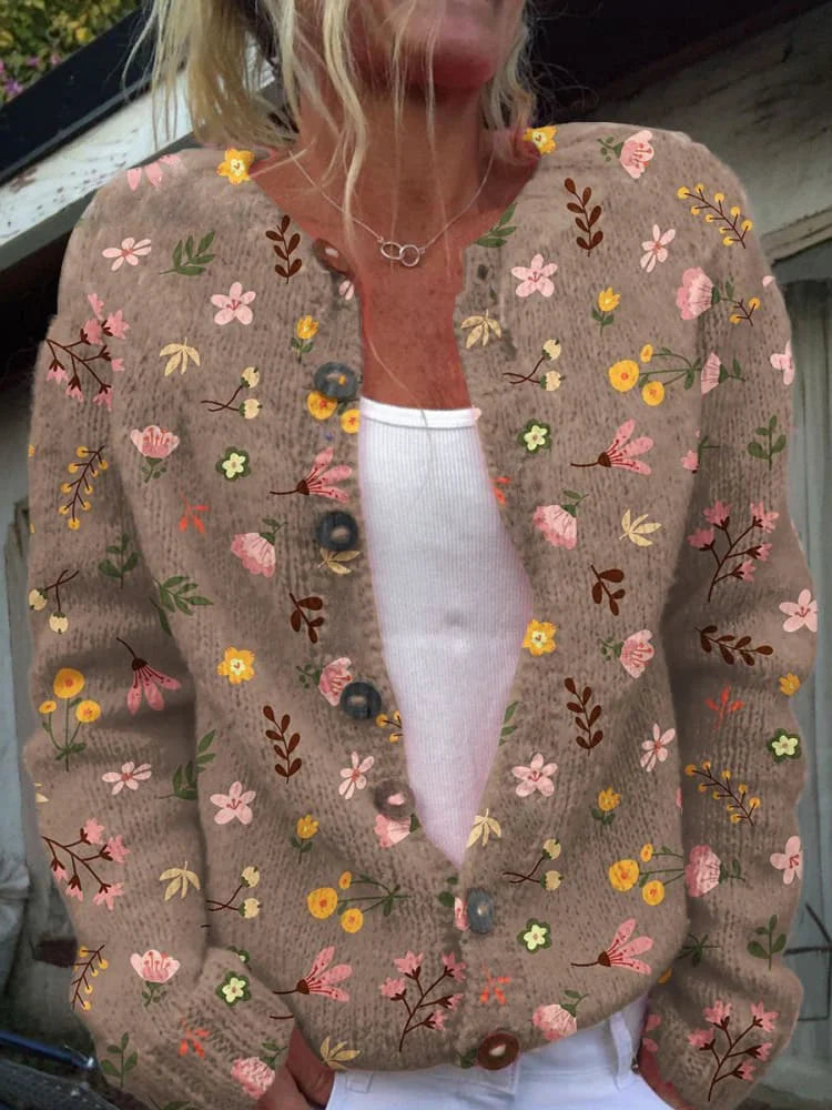 Livia – Gebloemde Cardigan