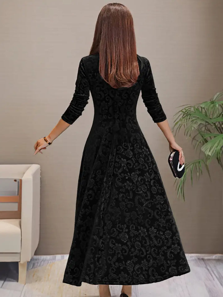 Fiora – Velvet Maxi Jurk