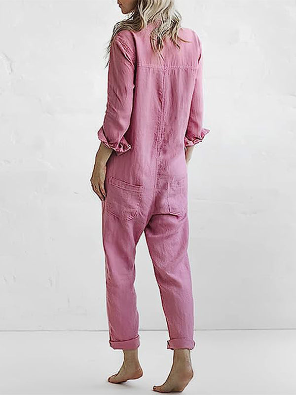 Lianne – Lange Mouwen Jumpsuit Dames