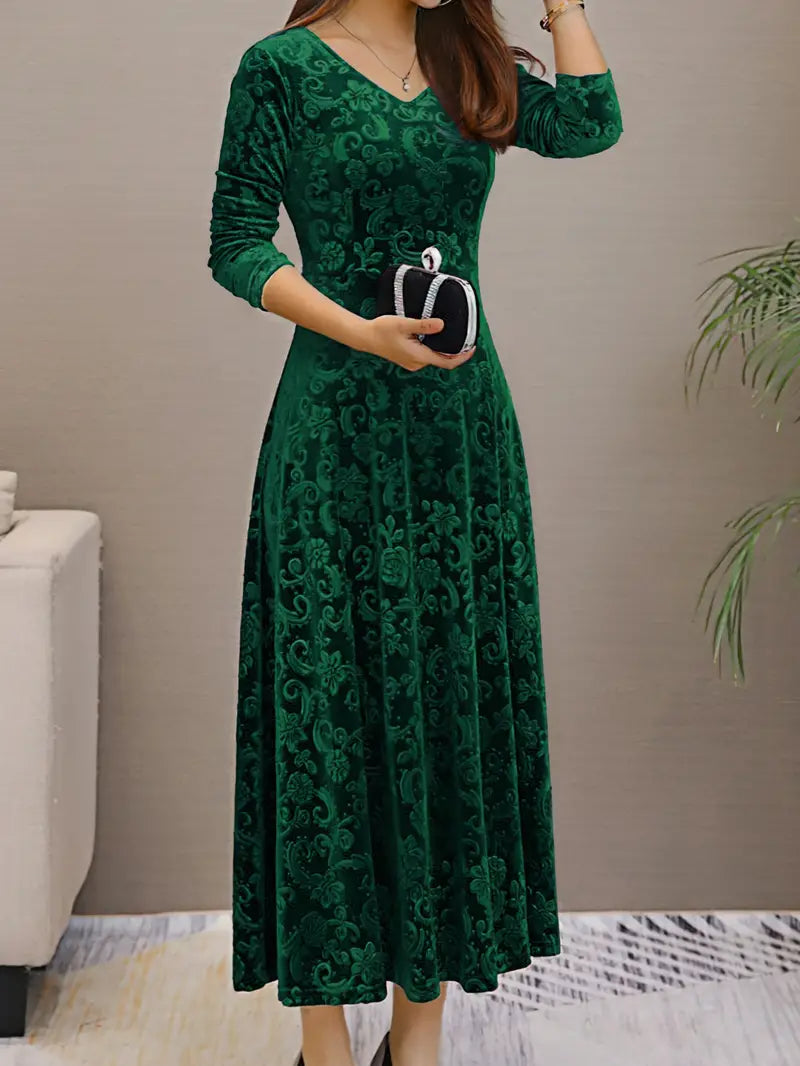 Fiora – Velvet Maxi Jurk