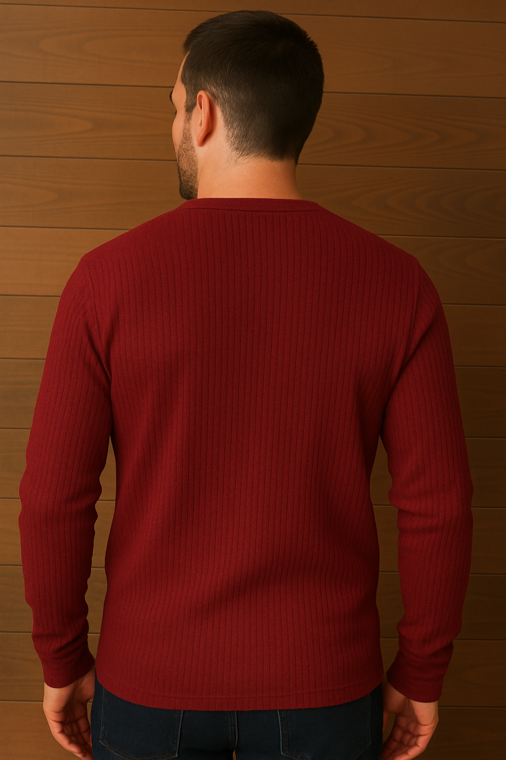 Sage – Wafelstructuur Heren Shirt