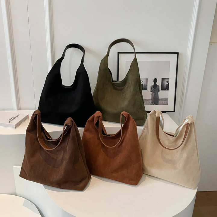Fenna – Luxe Suede Tote Bag