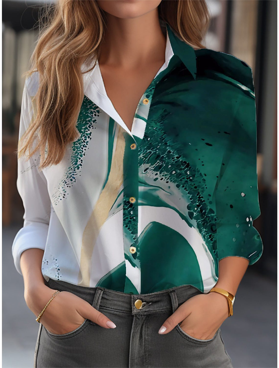 Sanne – Bloemprint Blouse