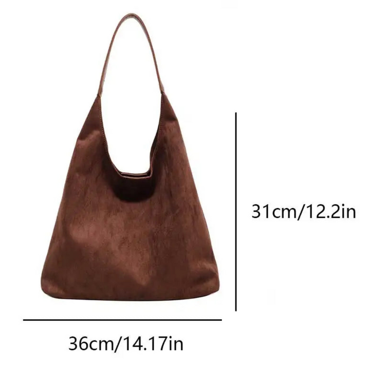 Fenna – Luxe Suede Tote Bag