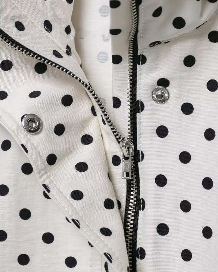 Marije – Polkadot Herfstjas Voor Dames