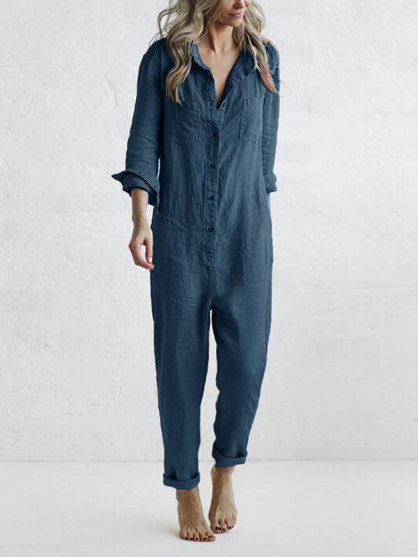 Lianne – Lange Mouwen Jumpsuit Dames