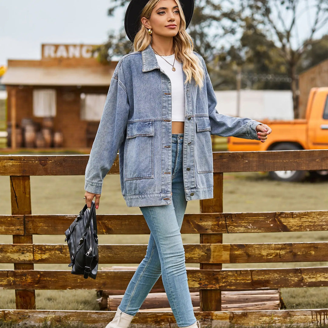 Femke – Oversized Spijkerjas