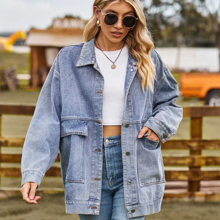 Femke – Oversized Spijkerjas