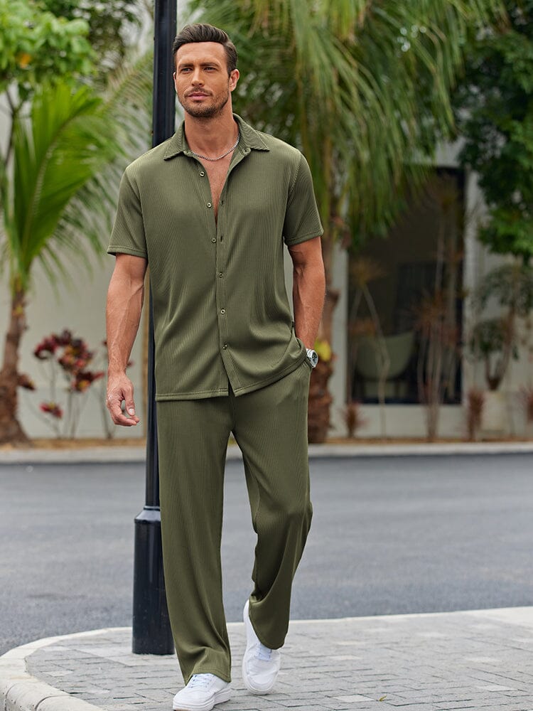 Matteo – casual loose fit shirt set