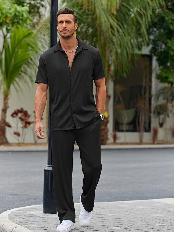 Matteo – casual loose fit shirt set