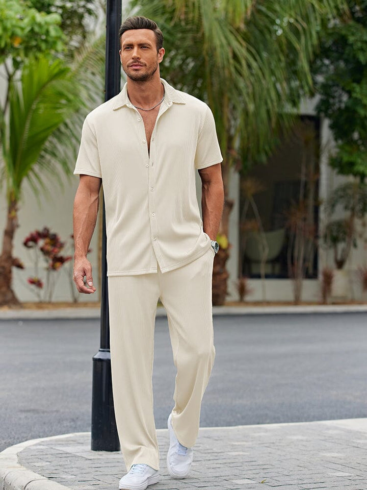 Matteo – casual loose fit shirt set