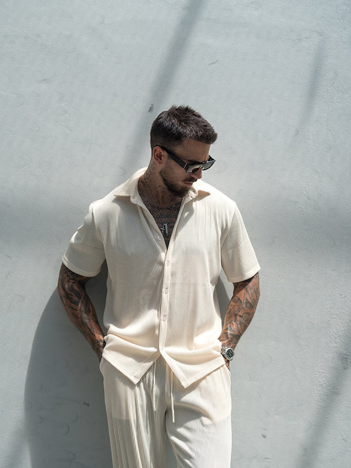 Matteo – casual loose fit shirt set