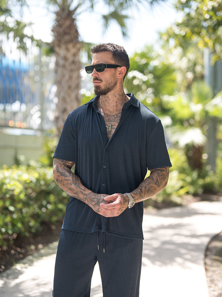 Matteo – casual loose fit shirt set