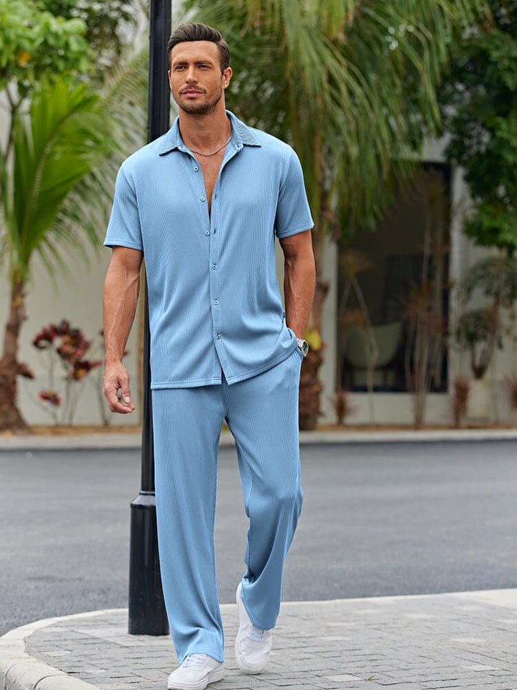 Matteo – casual loose fit shirt set