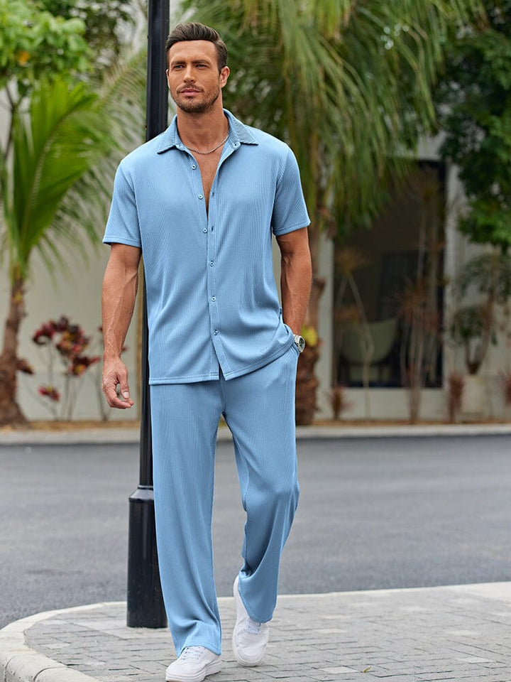 Matteo – casual loose fit shirt set