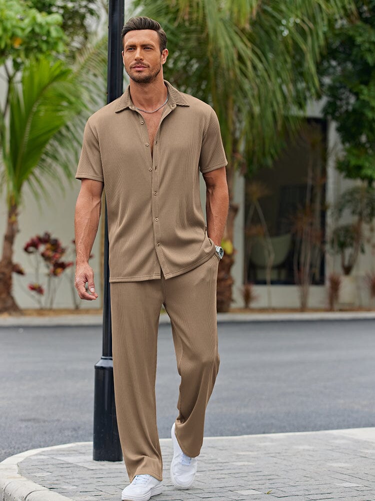 Matteo – casual loose fit shirt set