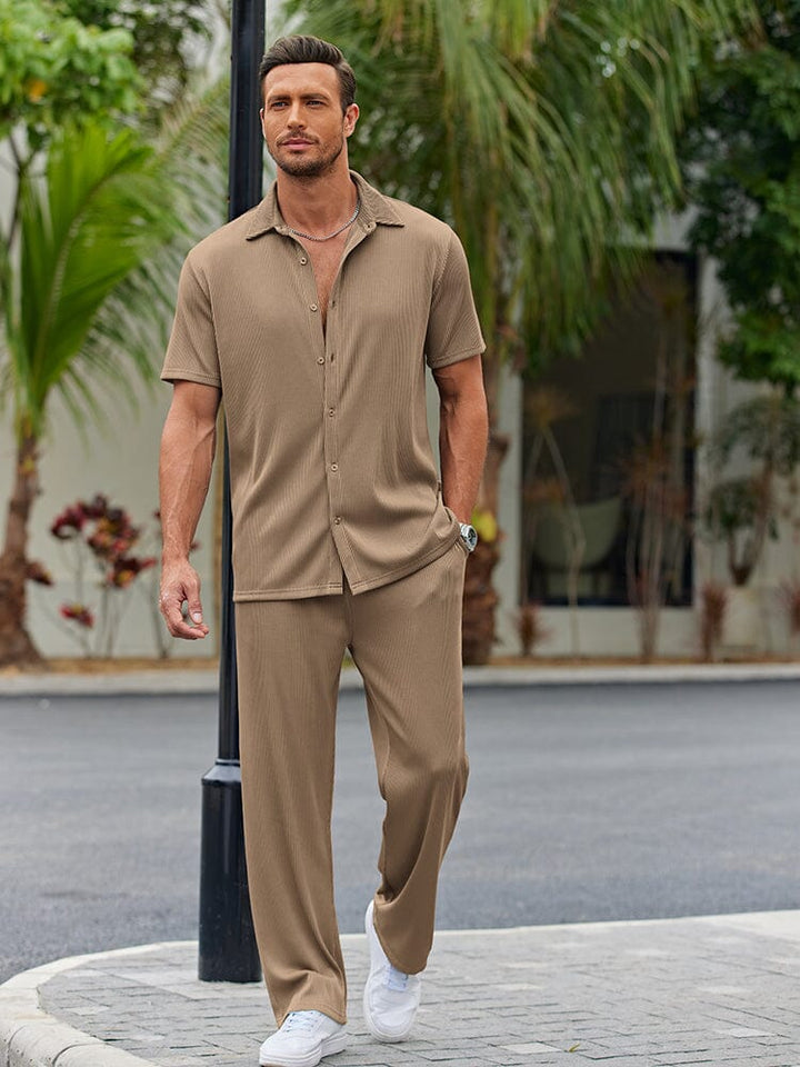Matteo – casual loose fit shirt set