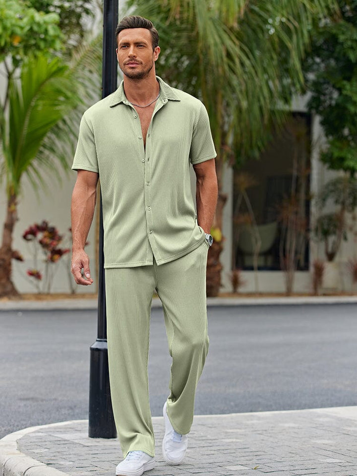Matteo – casual loose fit shirt set