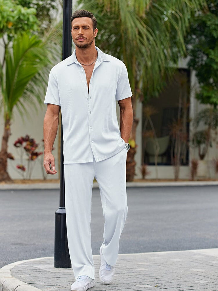 Matteo – casual loose fit shirt set