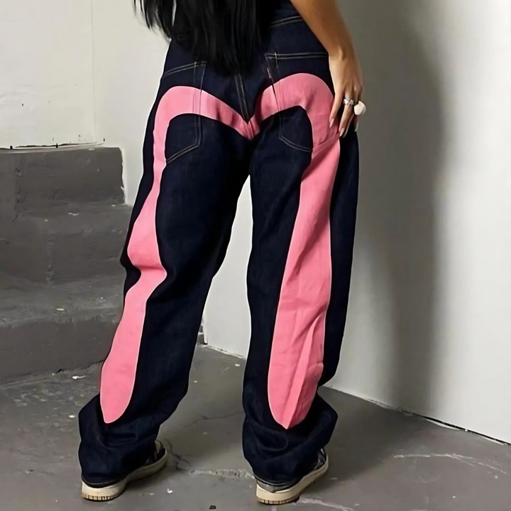 Mireille – Baggy Jeans met Print