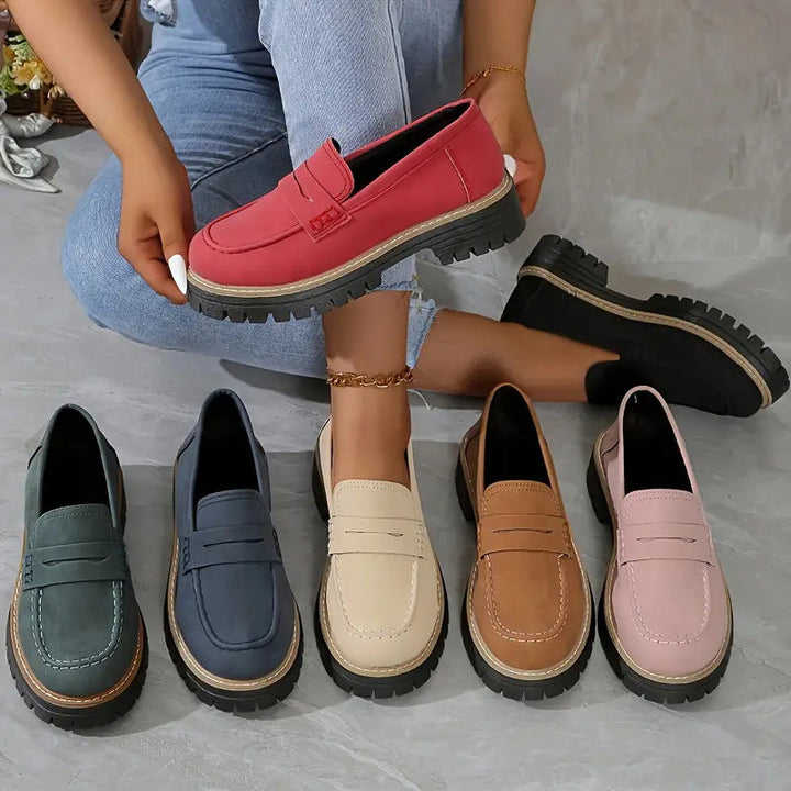 Daphné – Comfortabele Plateau Loafers