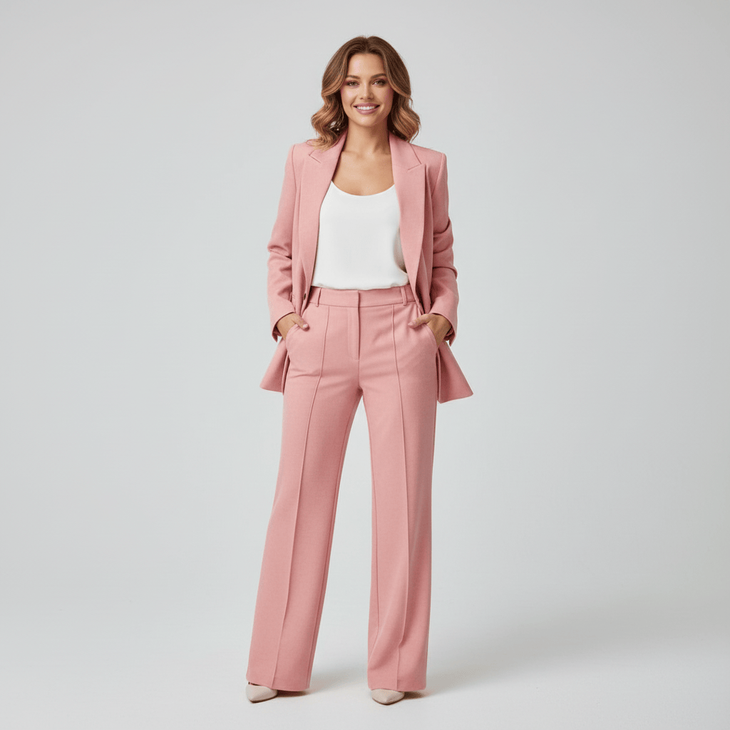 Premium damesbroek met wijde pijpen, elegante en comfortabele broek voor vrouwen