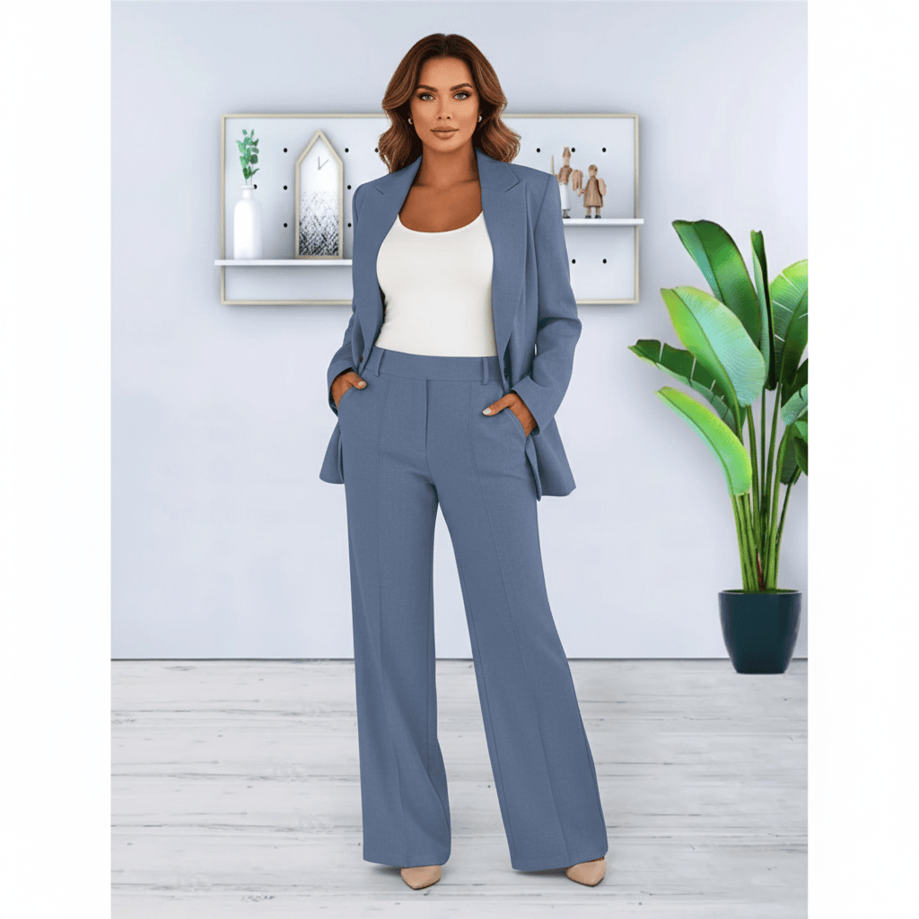 Premium damesbroek met wijde pijpen, elegante en comfortabele broek voor vrouwen