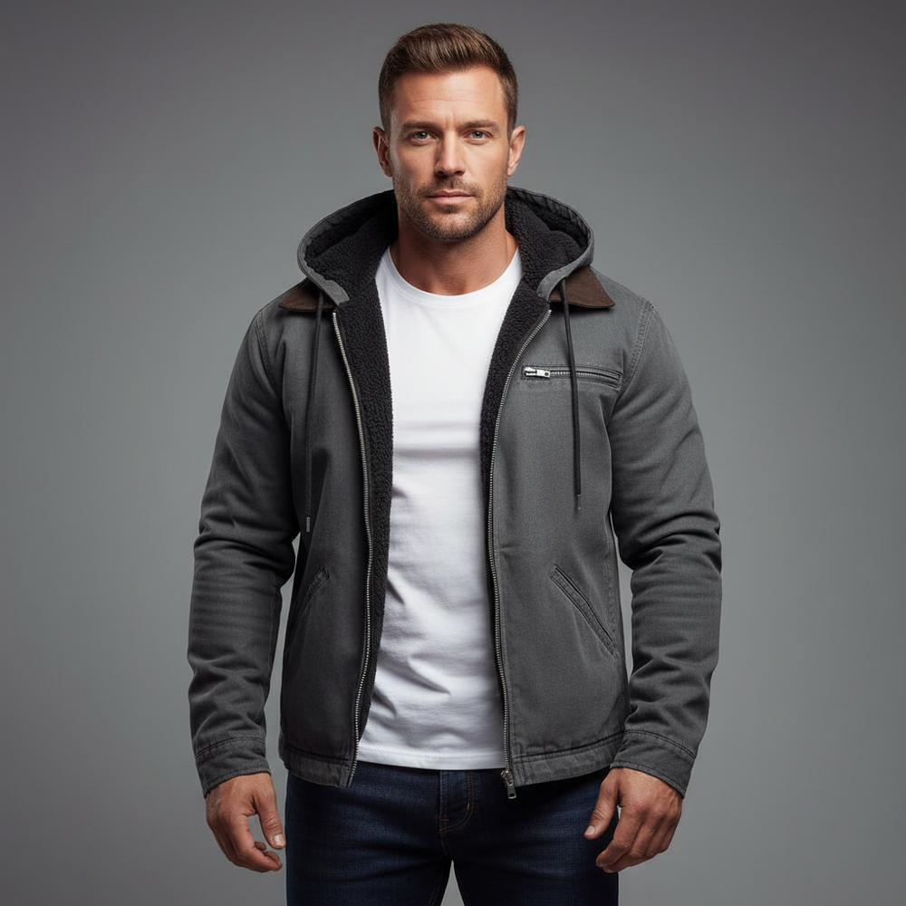 Essentiële heren winterjas in stijlvol en warm design