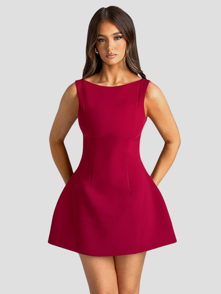 Amaya – Mini Zomerjurk Met Open Rug