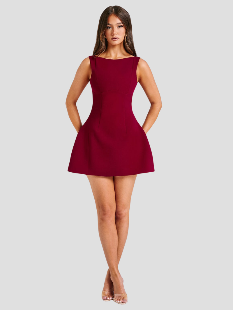 Amaya – Mini Zomerjurk Met Open Rug