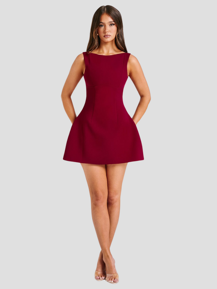 Amaya – Mini Zomerjurk Met Open Rug
