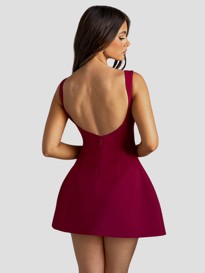 Amaya – Mini Zomerjurk Met Open Rug