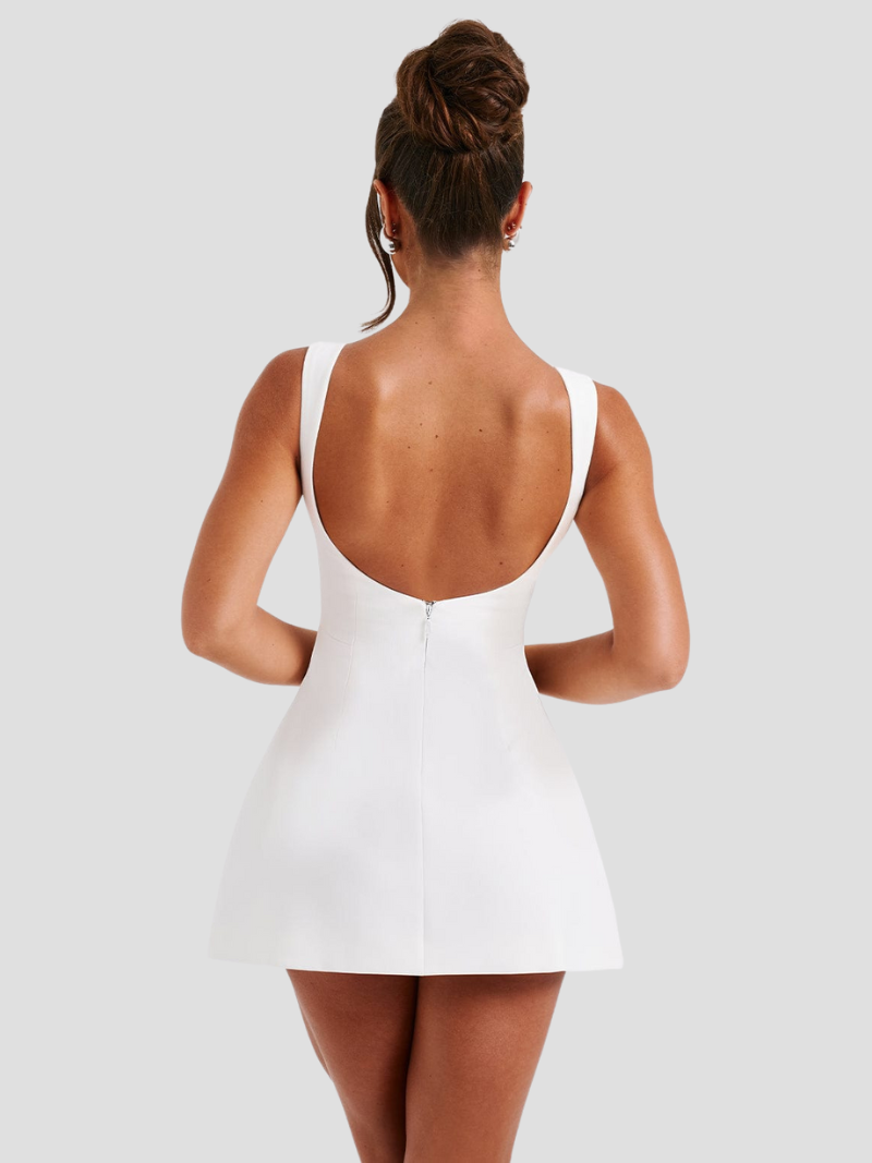 Amaya – Mini Zomerjurk Met Open Rug