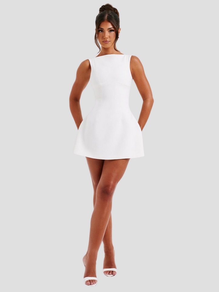 Amaya – Mini Zomerjurk Met Open Rug
