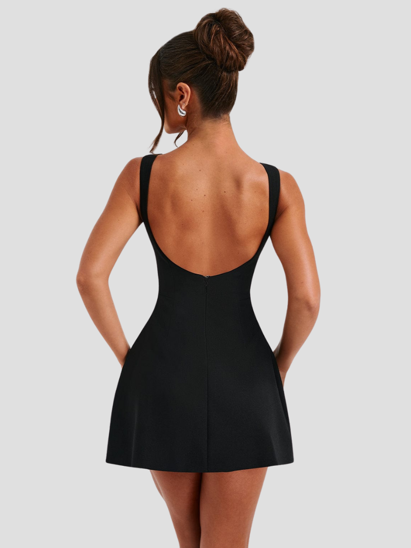 Amaya – Mini Zomerjurk Met Open Rug