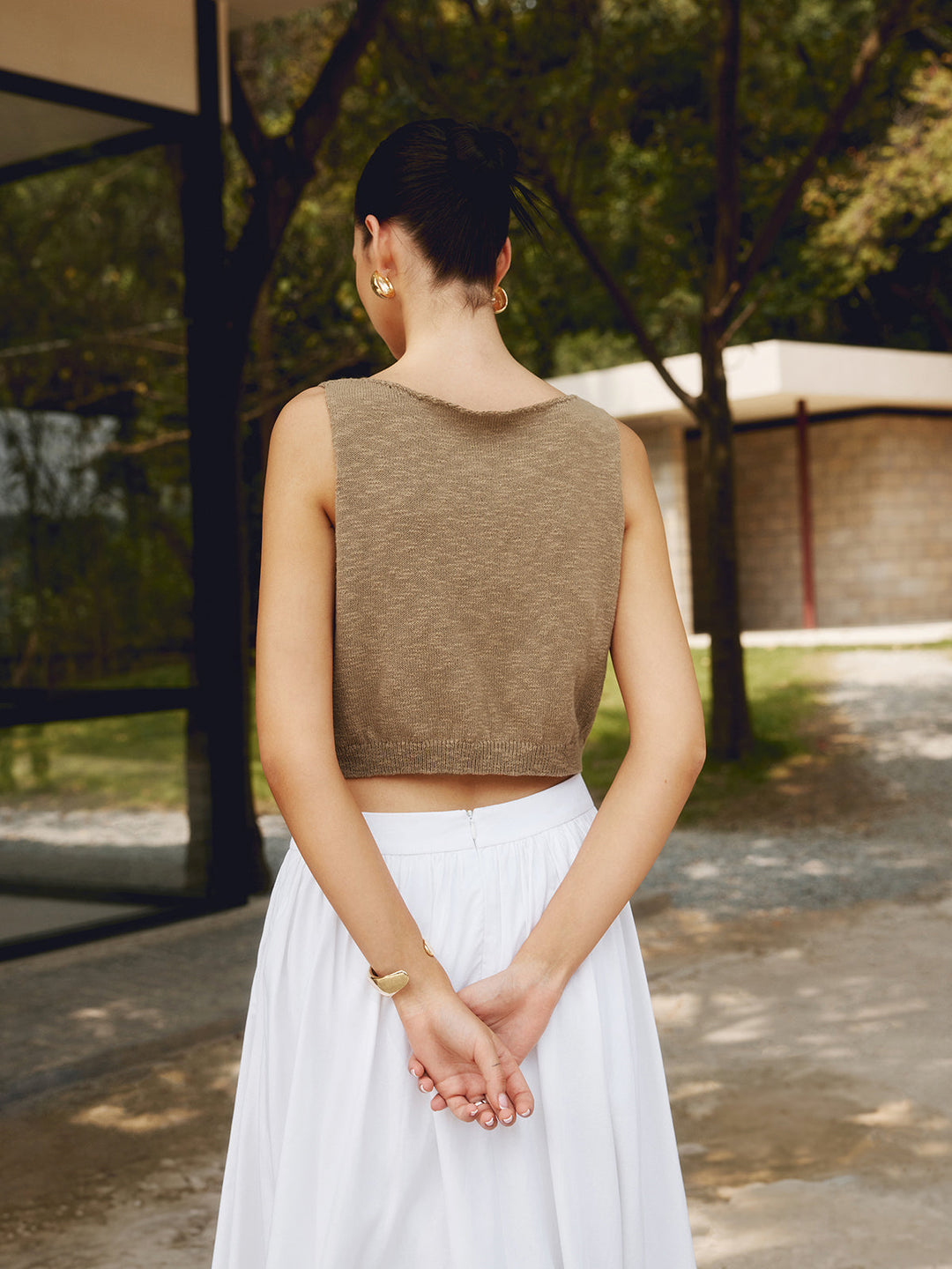 Liva – Gebreide Crop Top