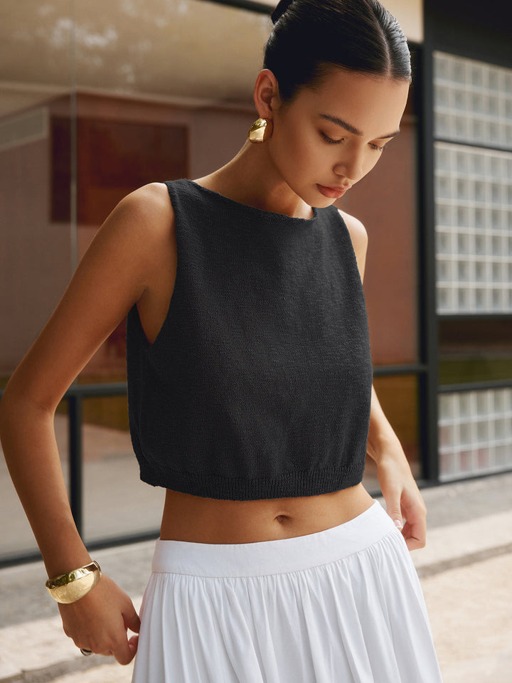 Liva – Gebreide Crop Top