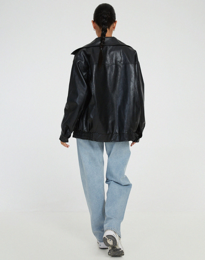 Maverick – Oversized Leren Jasje