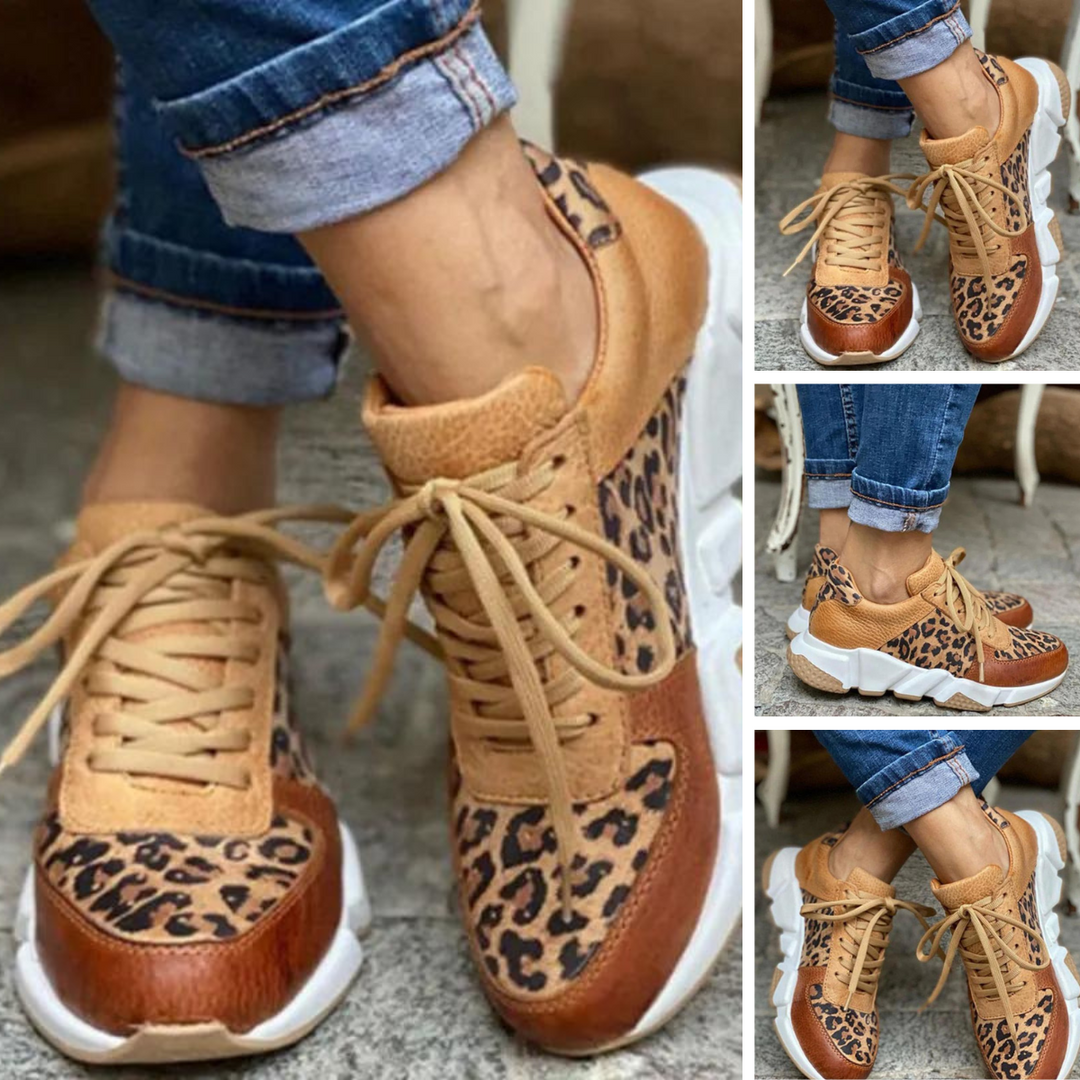 Mara – Luipaard Print Dameschoenen