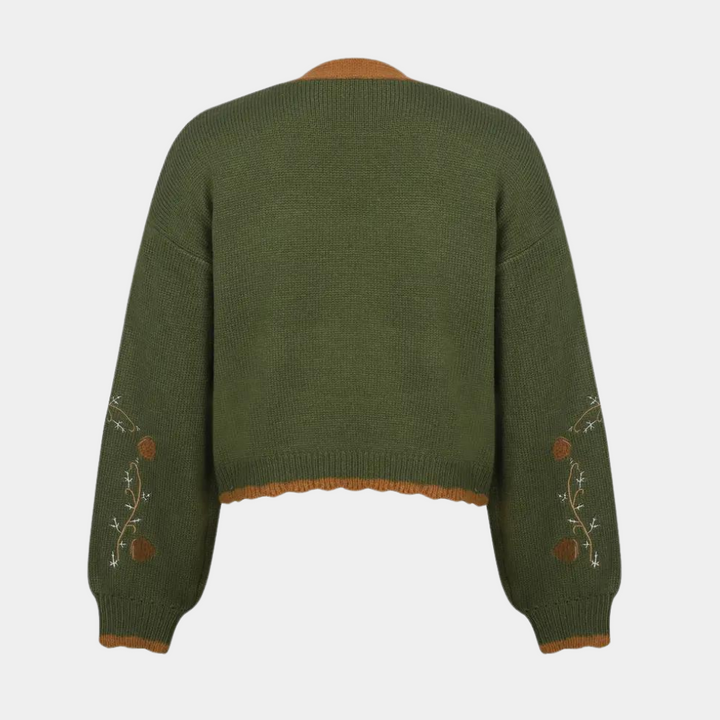 Malou – Geborduurde Cardigan