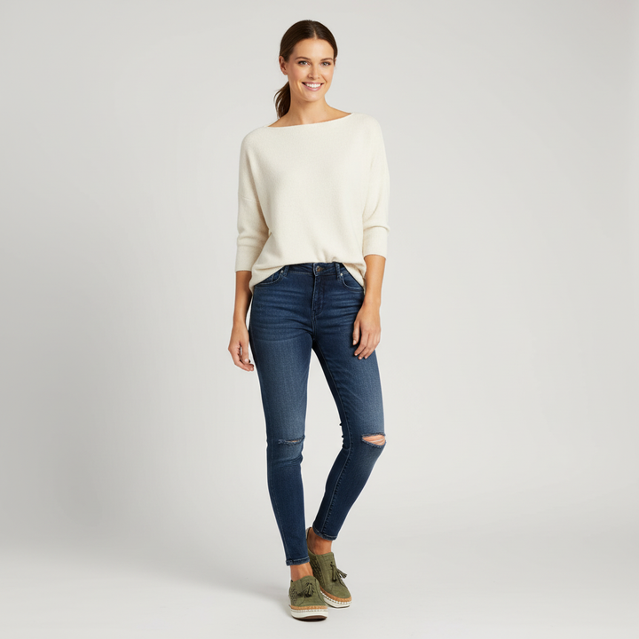 Ademende geperforeerde instapschoenen voor dames met zachte zool