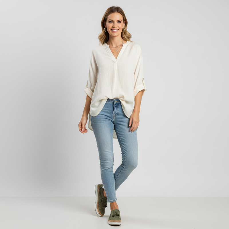 Ademende geperforeerde instapschoenen voor dames met zachte zool