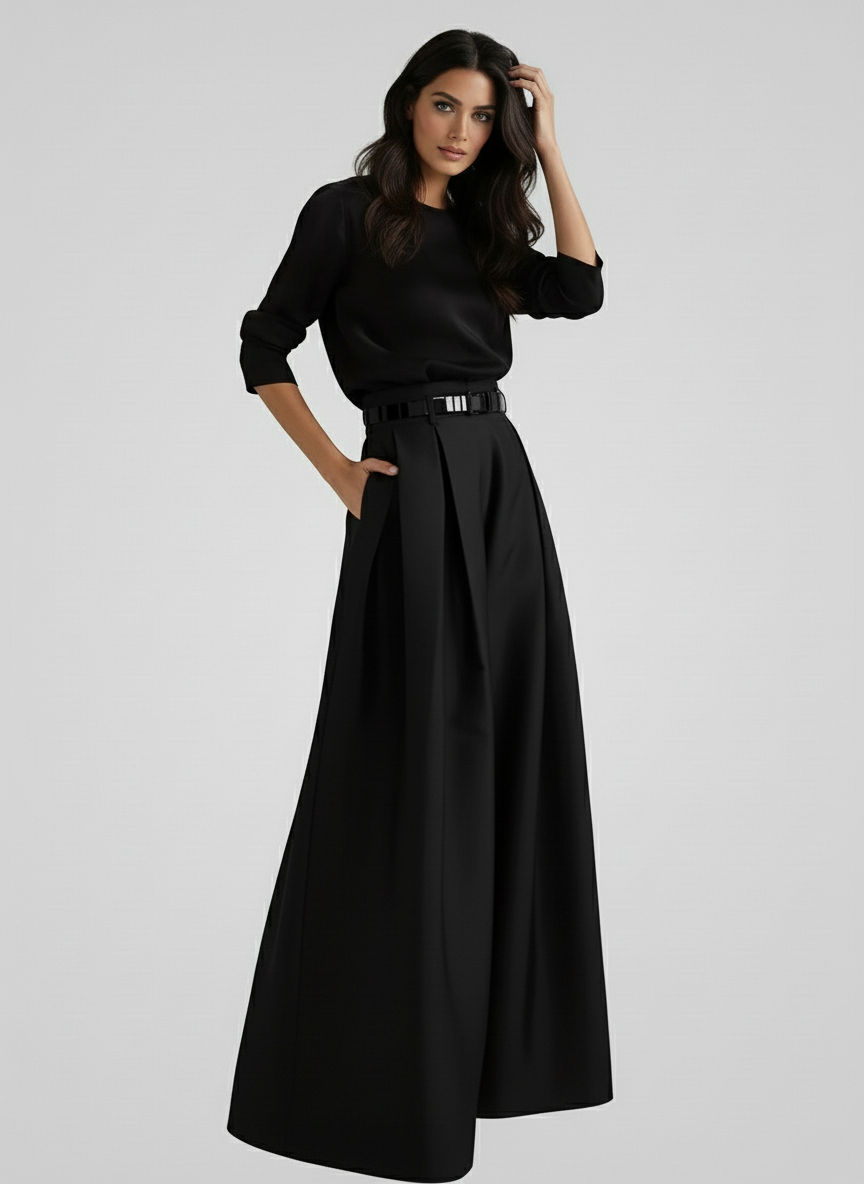 Cassia – Maxi Broek Met Hoge Taille