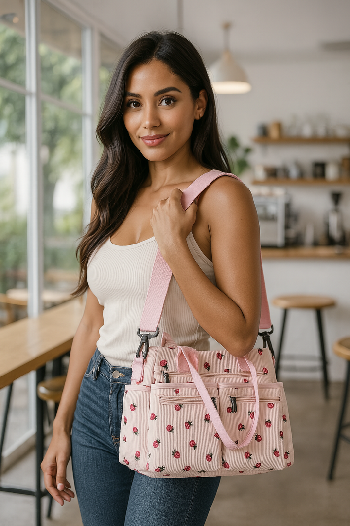 Lumi – Ribfluwelen Tas