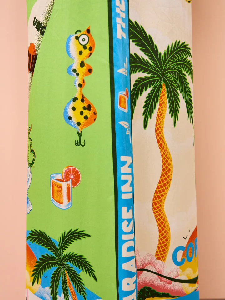 Selina – Tweedelige Set met Kokospalmenprint