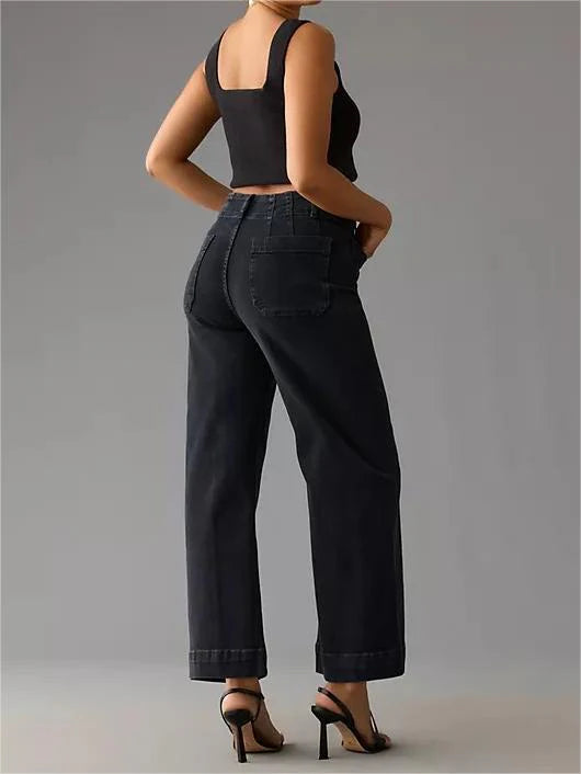 Vera - Stretch jeans met hoge taille