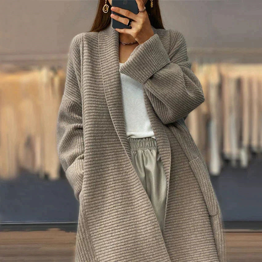 Zarina – Gebreid Lang Vest