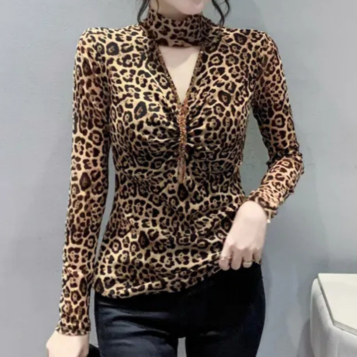 Noëlle – Leopard Top