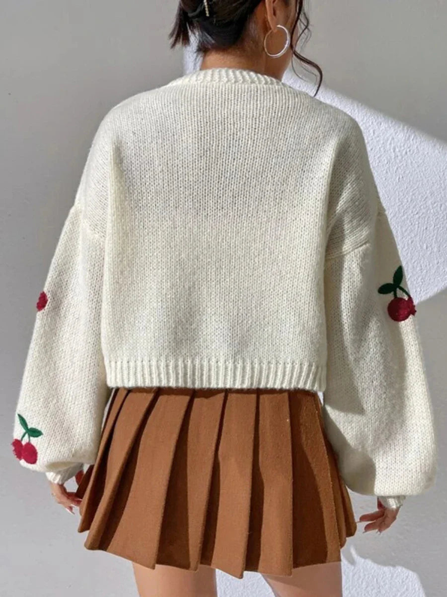 Lieke – Comfortabele Kersen Top