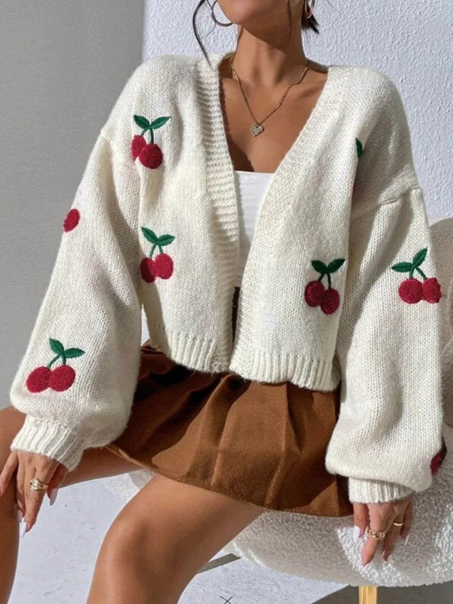 Lieke – Comfortabele Kersen Top